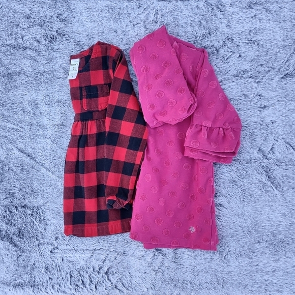 𝅺Bundle of Toddler Girl Winter Tops Size 3T - Picture 1 of 8